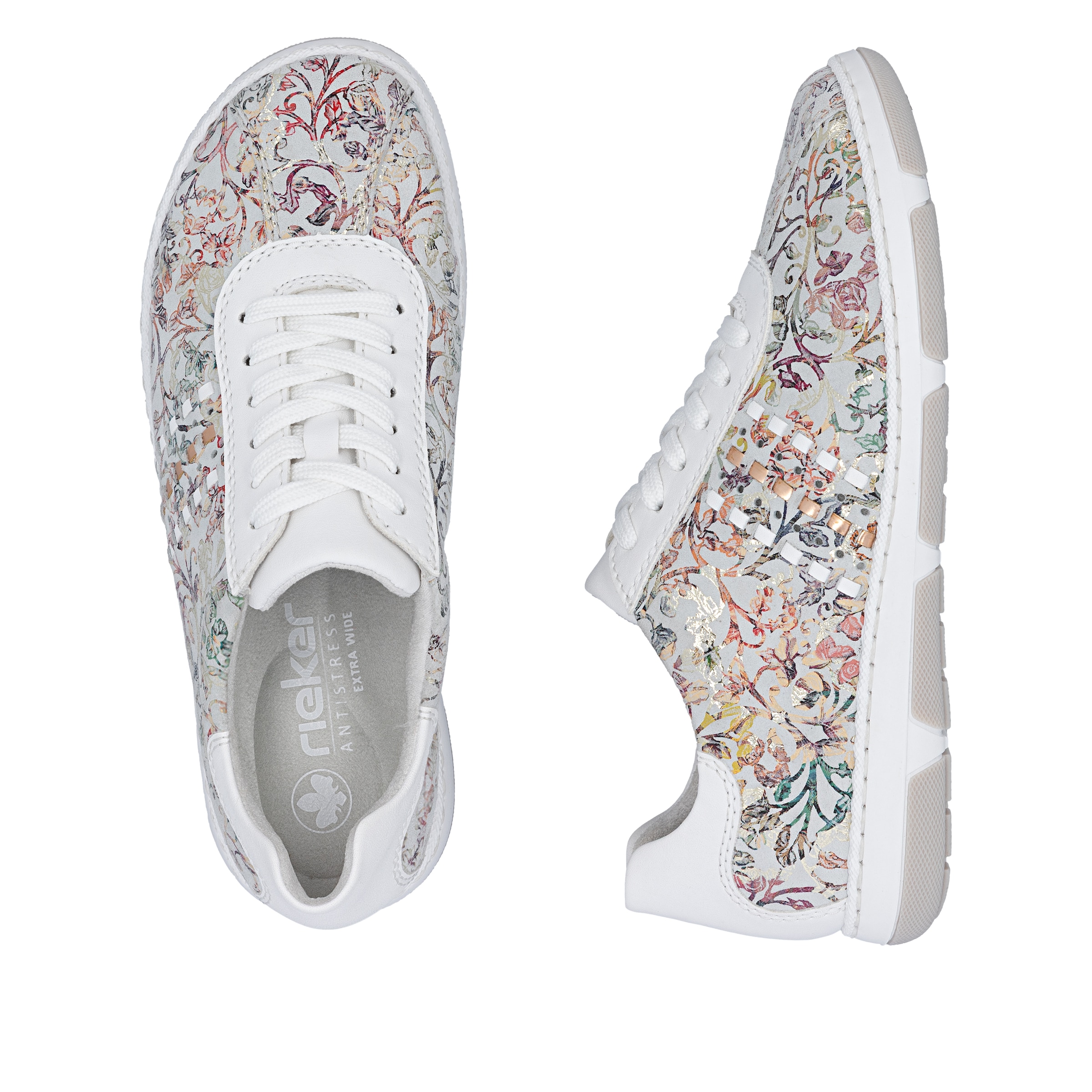 Rieker Matalavartiset tennarit värissä valkoinen