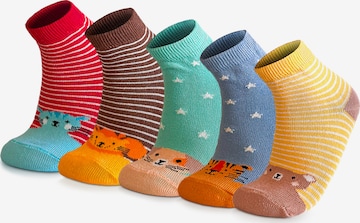 Crea Socks Sockor 'Süße Tiere' i blandade färger: framsida