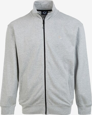 Cruz Zip-Up Hoodie 'Pitt' in Grey: front