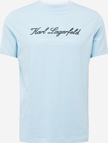 Karl Lagerfeld Shirt in Blue: front