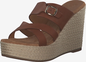 UNISA Mules 'Mesias' in Brown: front