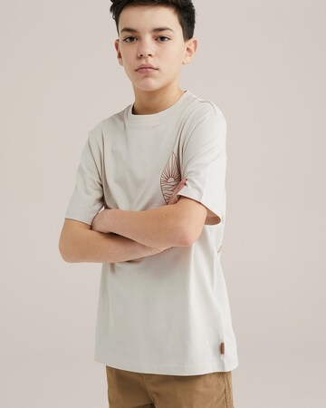 T-Shirt WE Fashion en beige
