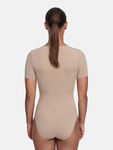 cfab Shaping bodysuit 'T-Shirt Bodysuit Sculpting Shapewear mit Slip' in Beige