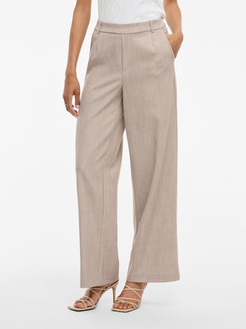 VILA Wide leg Trousers 'VIVARONE' in Beige: front