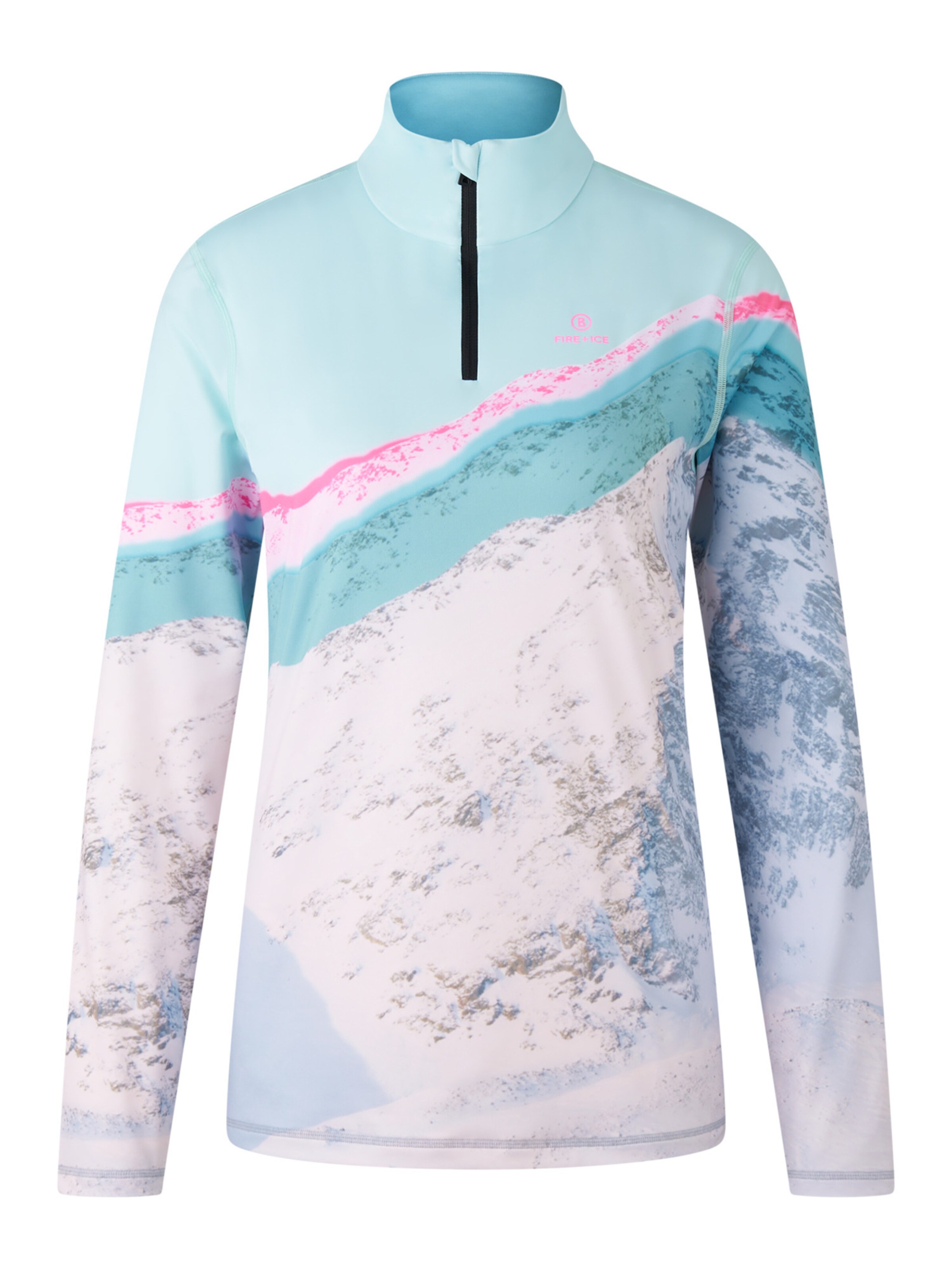 Bogner Fire + Ice Performance shirt 'Ilvy' in Aqua / Light blue / Pink / Off white, Item view