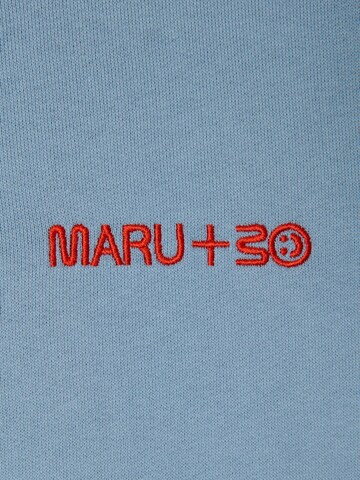 Maru + Bo Sweatshirt 'EMBROIDERED LOGO SWEATSHIRT' i blå