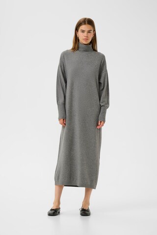 InWear Gebreide jurk in Grijs: voorkant