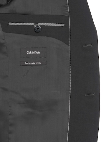 Calvin Klein Slim fit Business blazer 'Calvin Klein Sakko' in Black