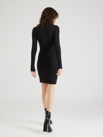 HUGO Knitted dress 'Naloniki' in Black