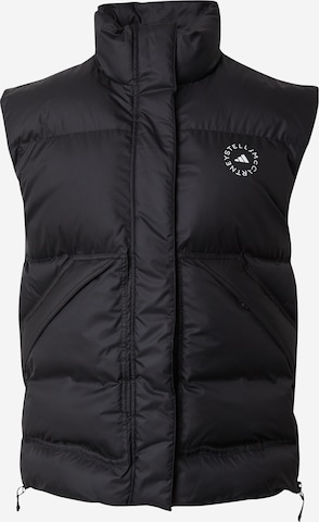 ADIDAS BY STELLA MCCARTNEY Sportbodywarmer in Zwart: voorkant