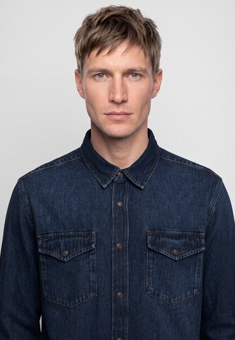 Mavi - Ajuste regular Camisa 'TED' en azul