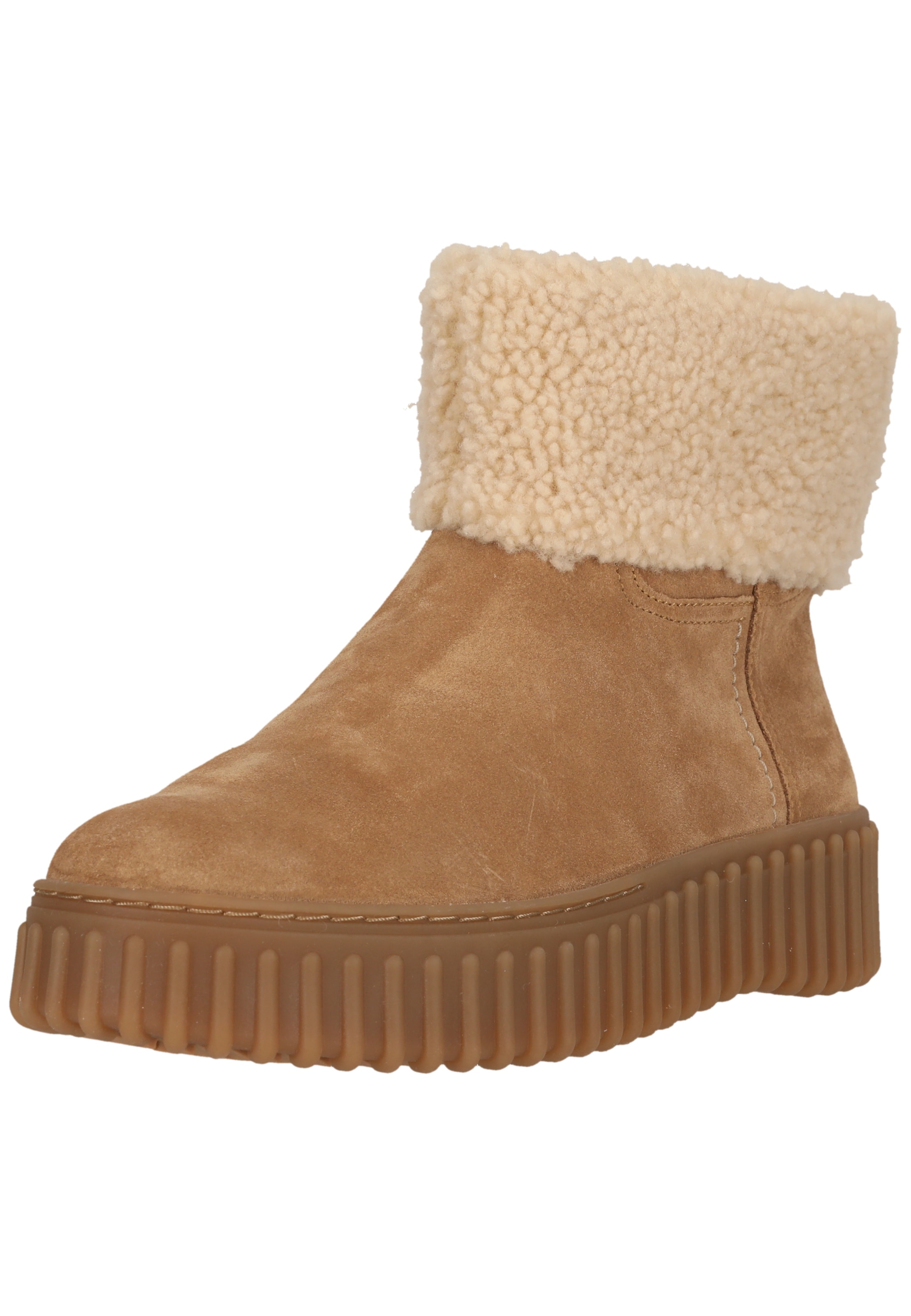 CLARKS Snowboots 'Torhill Turn Light Tan WLined' in Bruin: voorkant