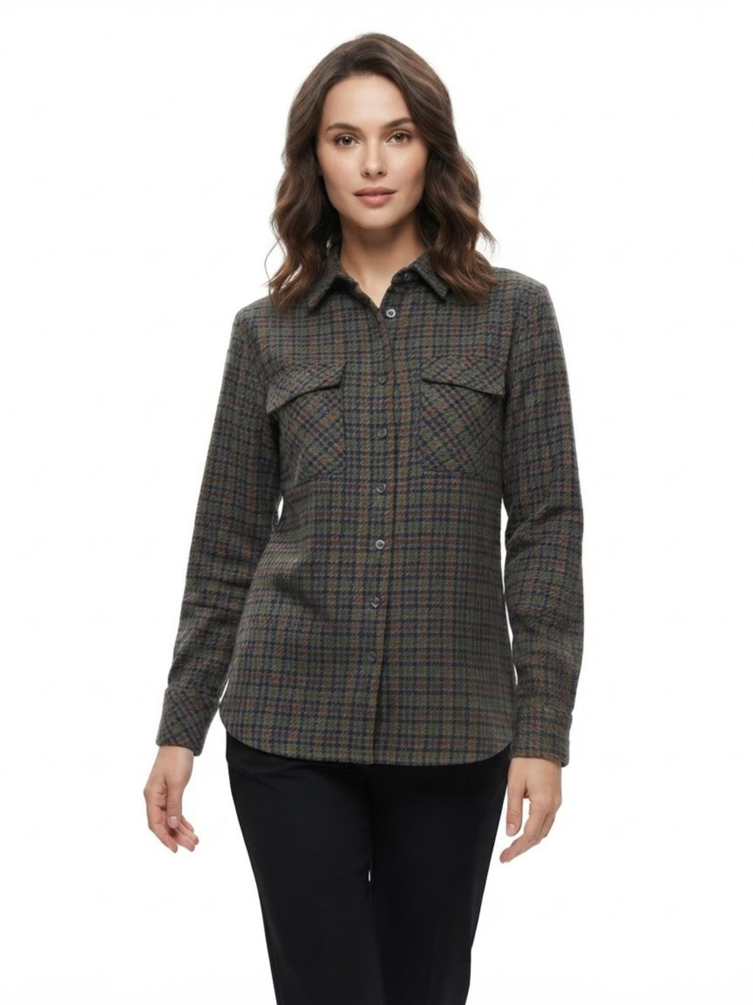 Chemisier 'Comfy regular' Radwa en marron