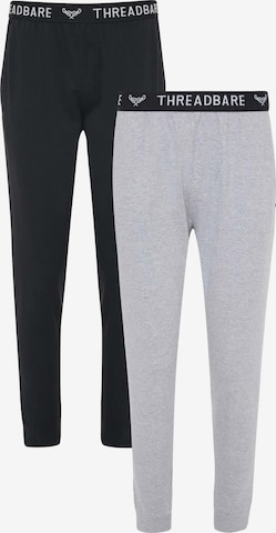 Pantalon de pyjama 'Jackie' Threadbare en gris : devant