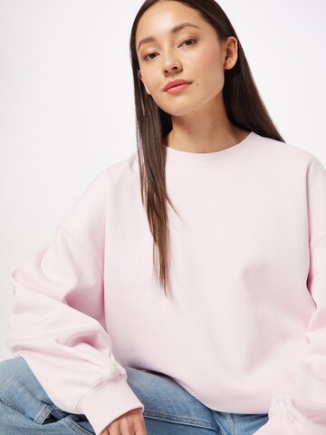 WEEKDAY Sweatshirt in Pink