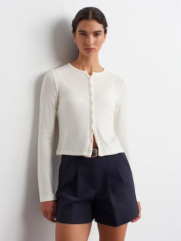 Cardigan Dilvin en blanc : devant