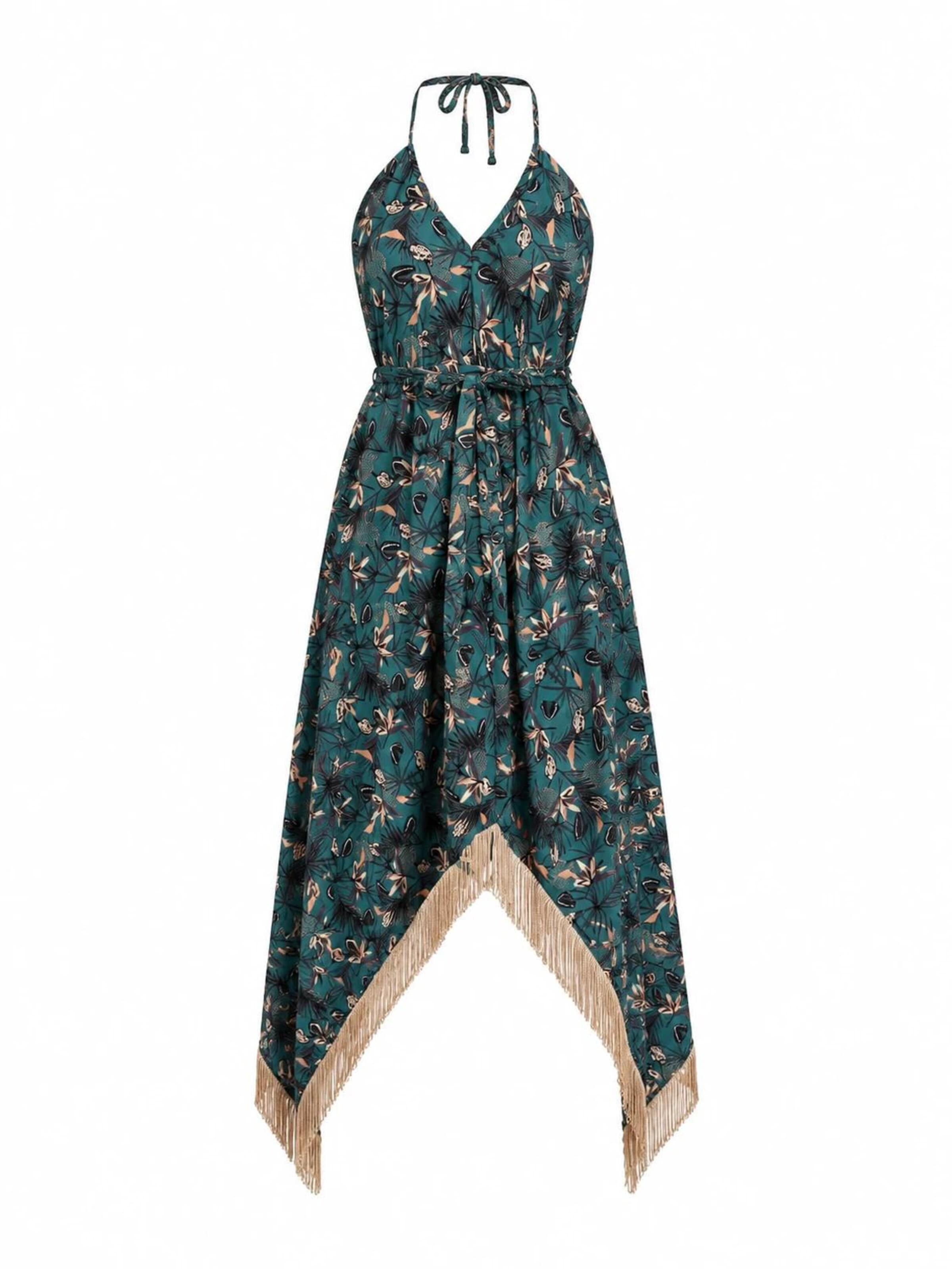 Abito da cocktail 'Amalya dress' di Hobo Sapiens in verde: frontale