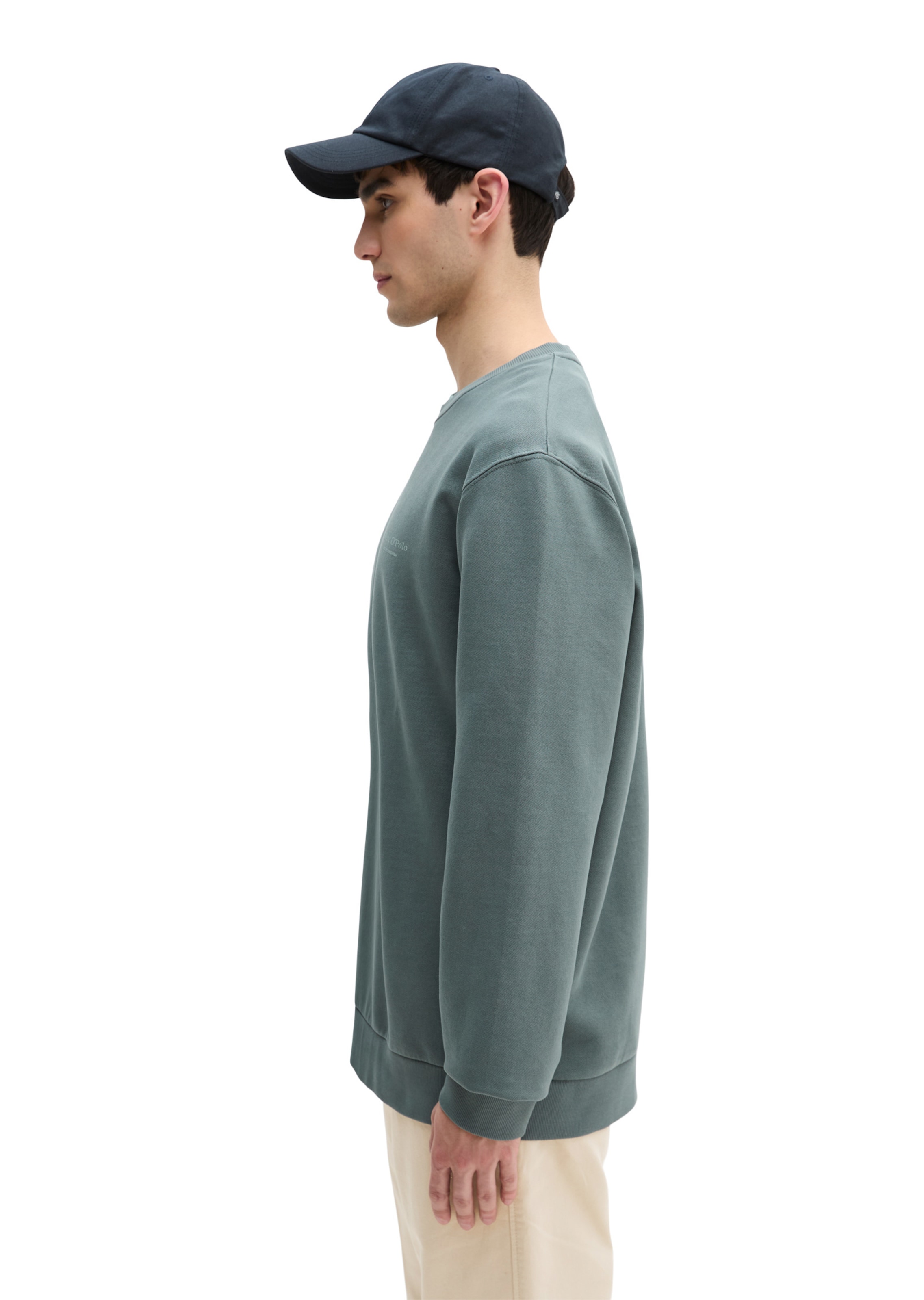 Marc O'Polo Sweatshirt in Grün