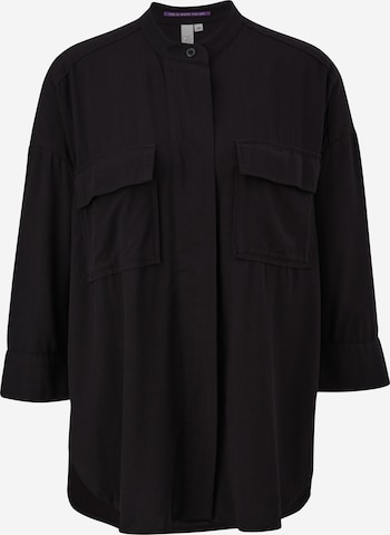 QS Bluse in Schwarz: predná strana