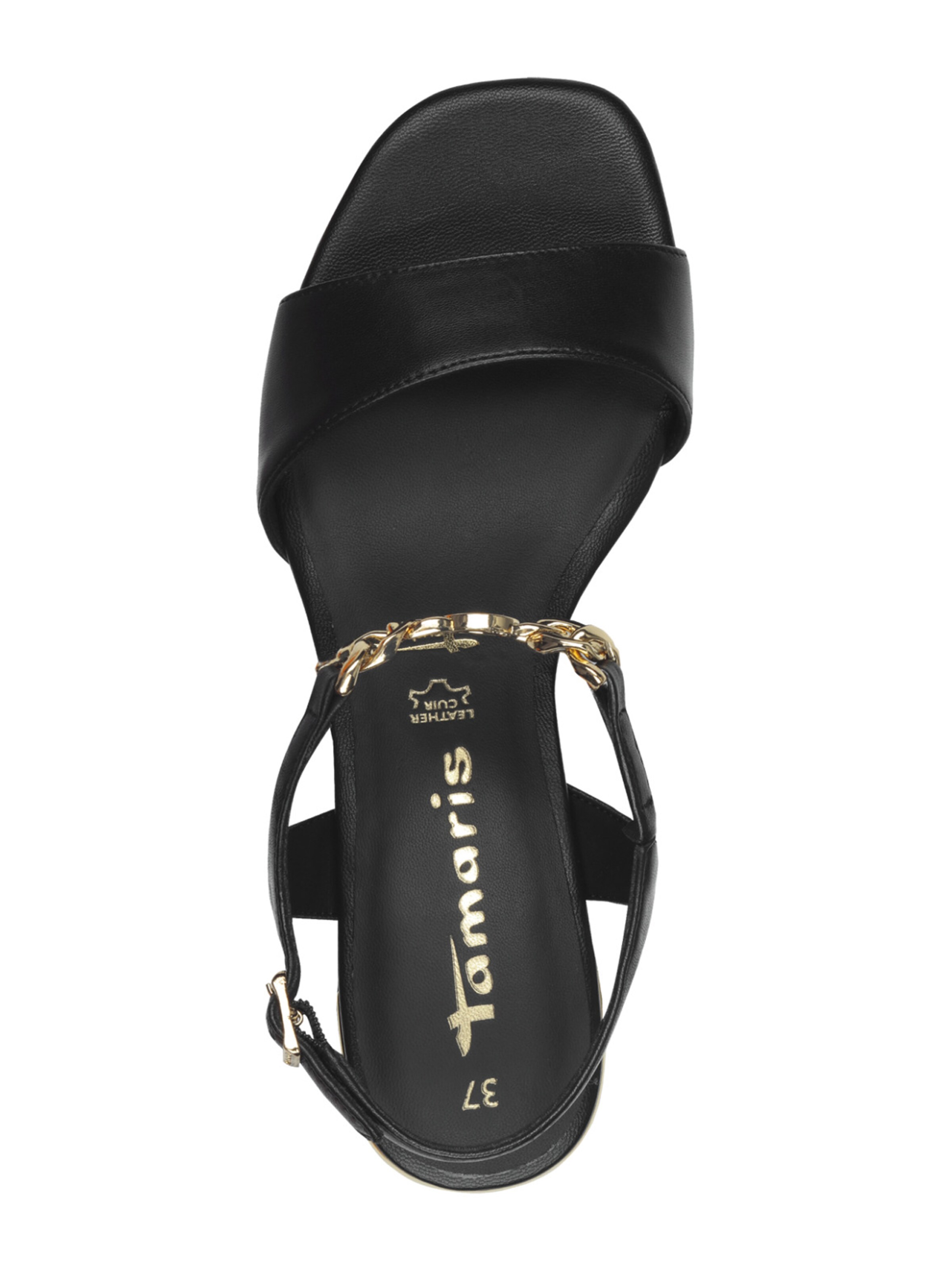 Sandales Tamaris en noir