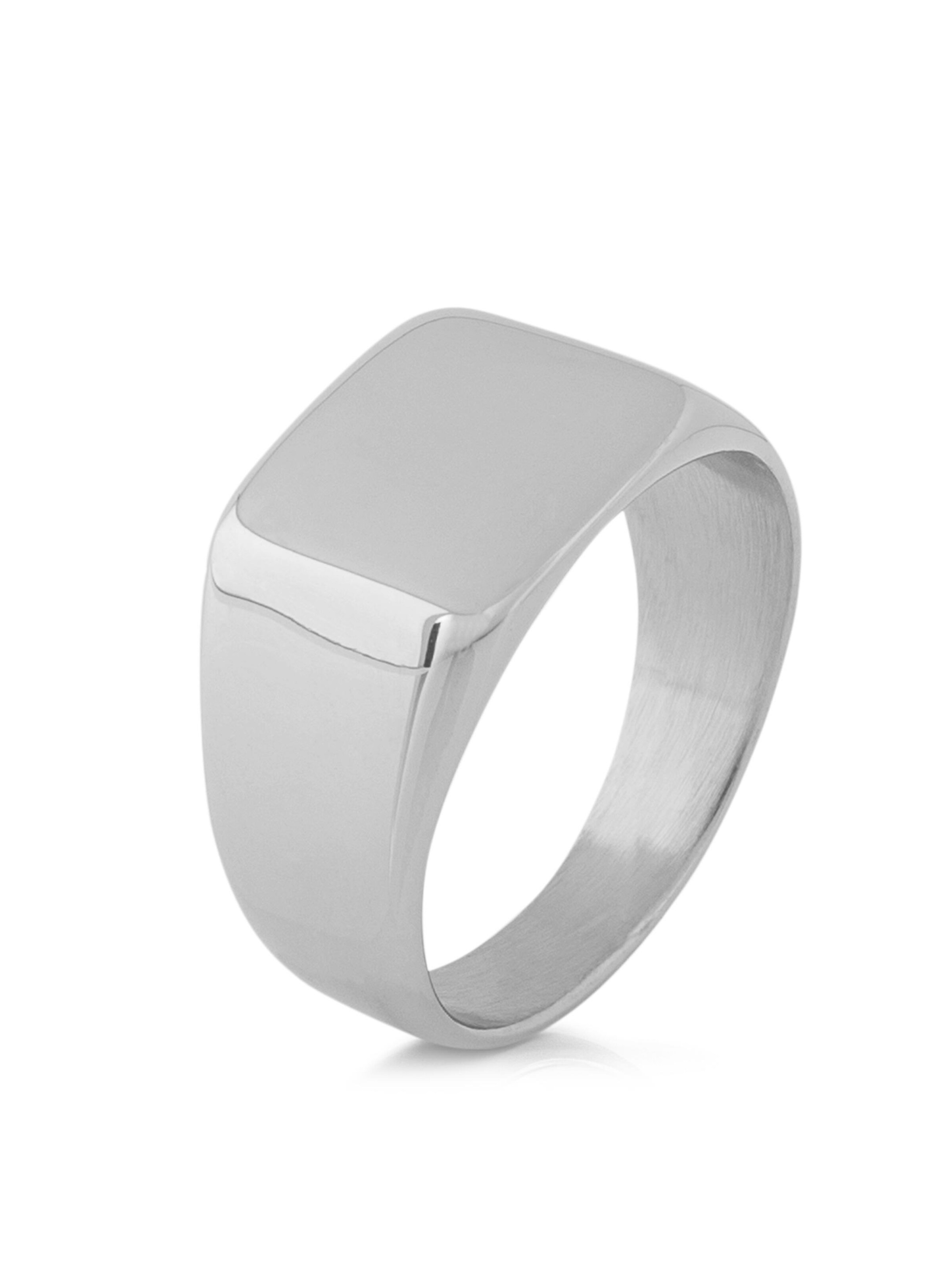 Akitsune Ring 'Solida'‌‌‌‌‌‌‌‌‌ in Silber: Vorderseite