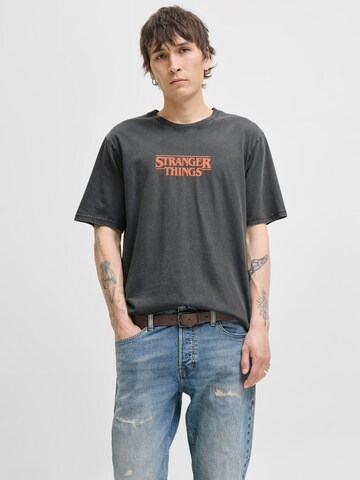 JACK & JONES Shirt in Grey: front