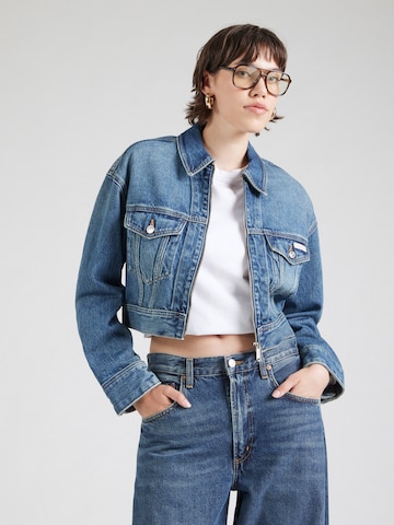 mėlyna Calvin Klein Jeans Demisezoninė striukė: priekis