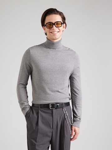 Pull-over QS en gris : devant