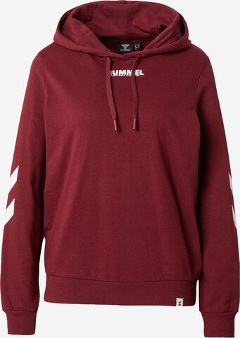 Hummel Sport sweatshirt 'Legacy' i röd: framsida