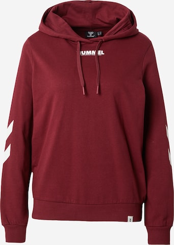 Hummel Sportief sweatshirt 'Legacy' in Rood: voorkant