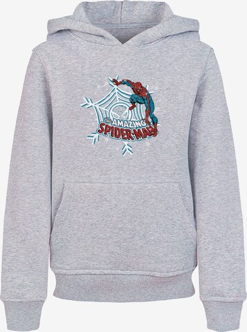 F4NT4STIC Sweatshirt 'Marvel' in Grey: front