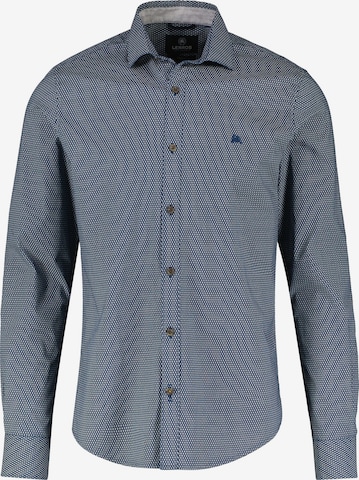 LERROS Regular fit Button Up Shirt in Blue: front