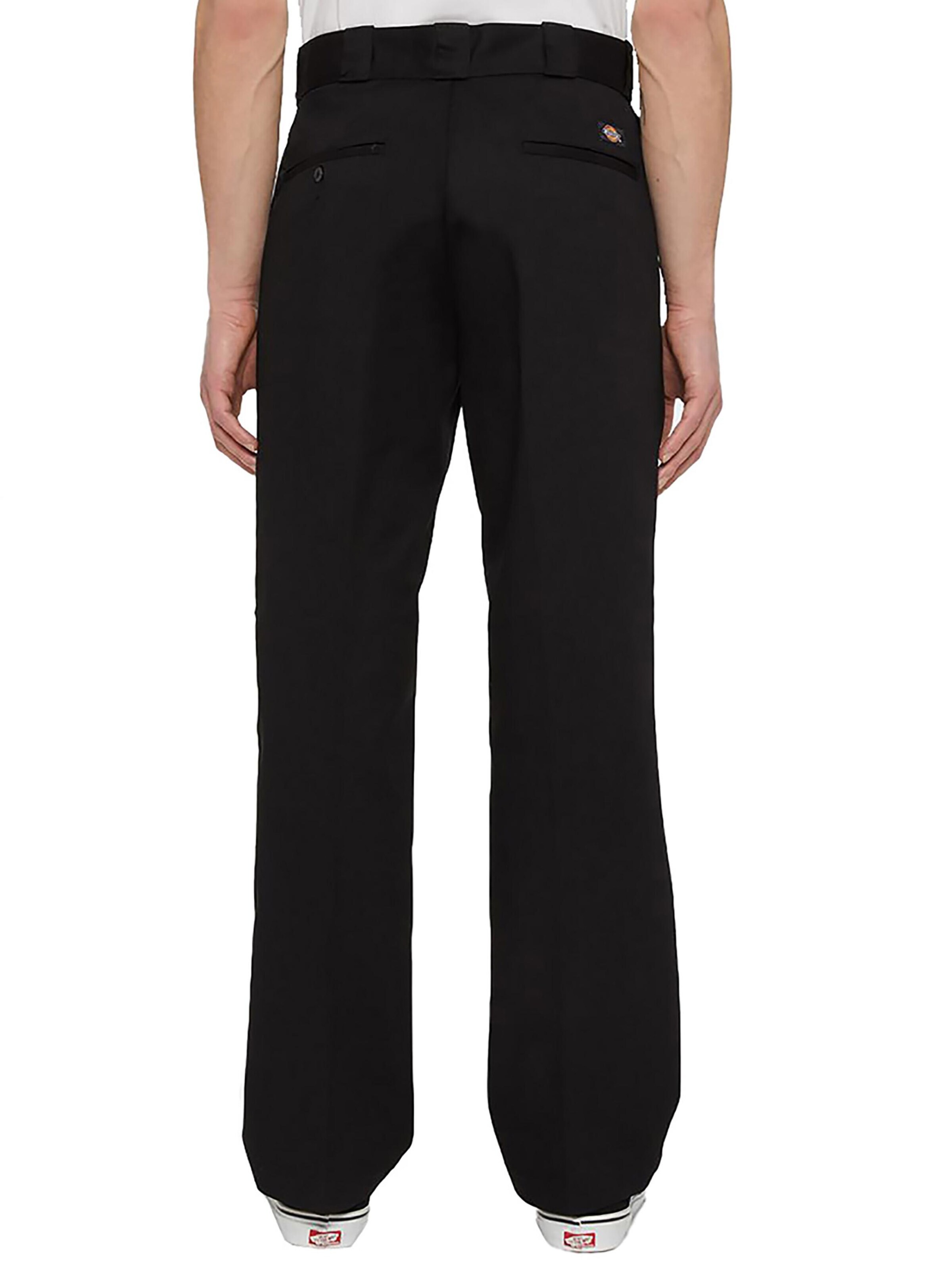 DICKIES Regular Pleat-Front Pants '874 Work' in Black: front