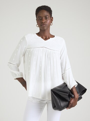 Hailys Shirt 'Sc44hiffli' in White: front