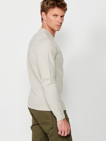 Pull-over 'Punto' KOROSHI en blanc