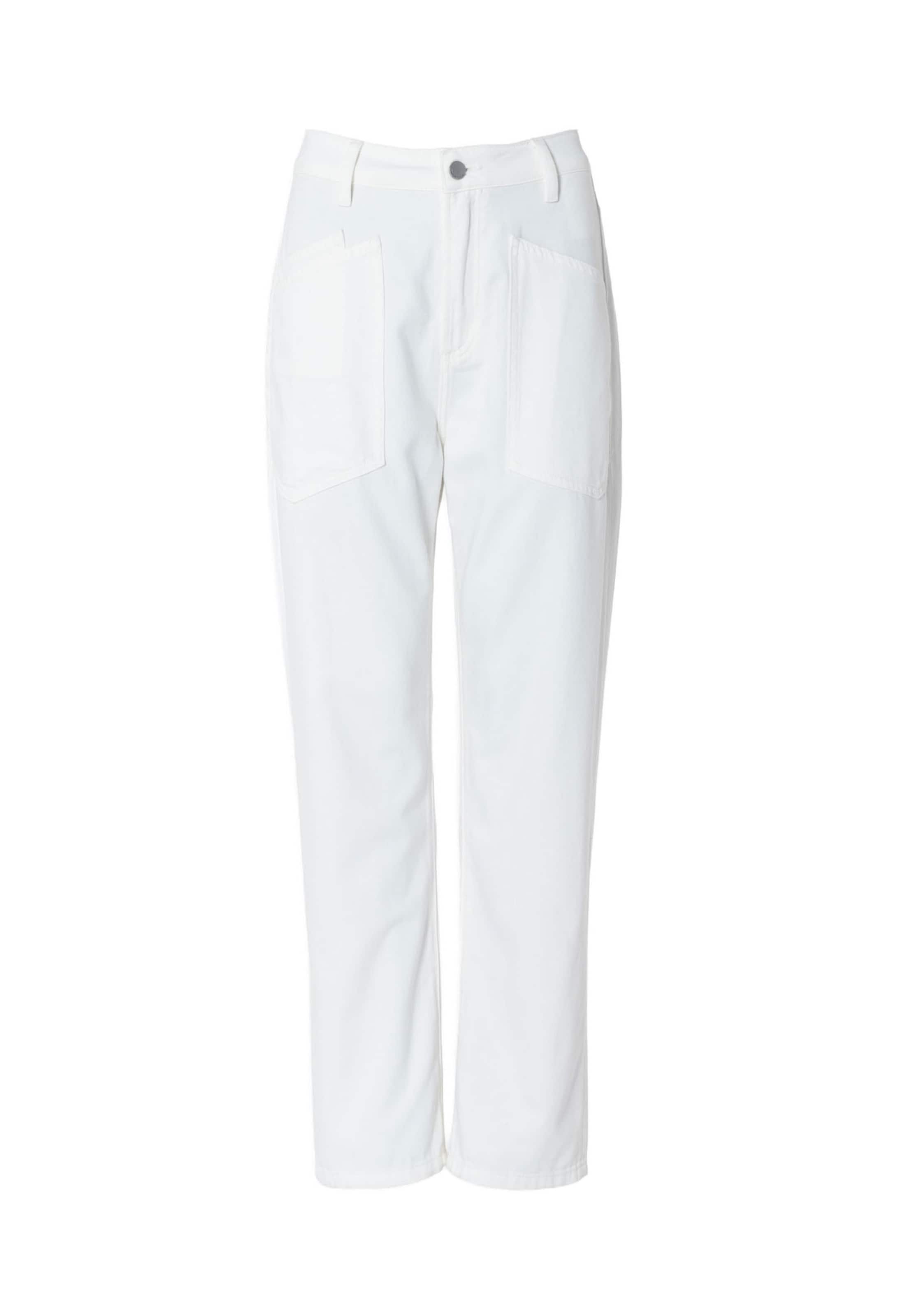 Elias Rumelis - Tapered Vaquero 'Sendy' en blanco: frente