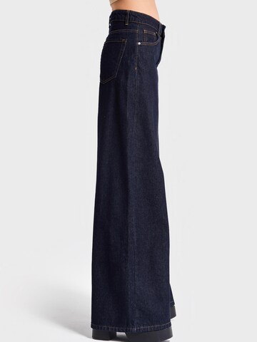 Wide Leg Jean 'Palazzo High Rise Jeans' IT'S BASIC en bleu