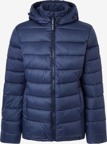 Pepe Jeans Winter Jacket 'MADDIE' in Blue: front