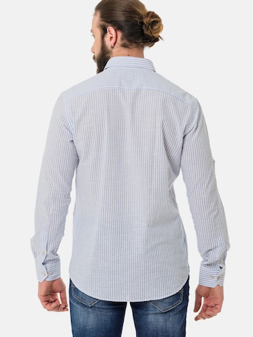 CIPO & BAXX Slim Fit Hemd 'CH194' in Blau