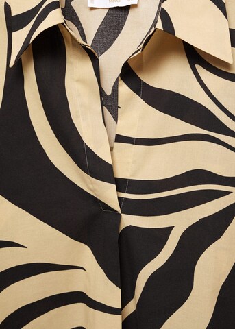 MANGO Blouse 'palm-a' in Beige