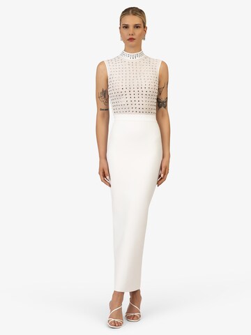 Kraimod Abendkleid in Weiß: Vorderseite