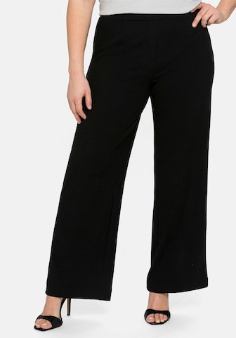 SHEEGO Loose fit Trousers in Black: front