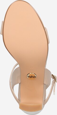 BUFFALO Sandalen met riem 'Jean Neat' in Beige