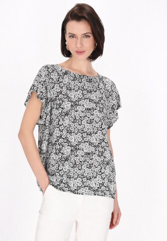 Usha - Blusa em preto: frente