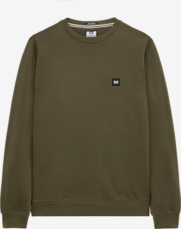 Weekend Offender Sweatshirt 'Ferrer Badge' in Groen: voorkant