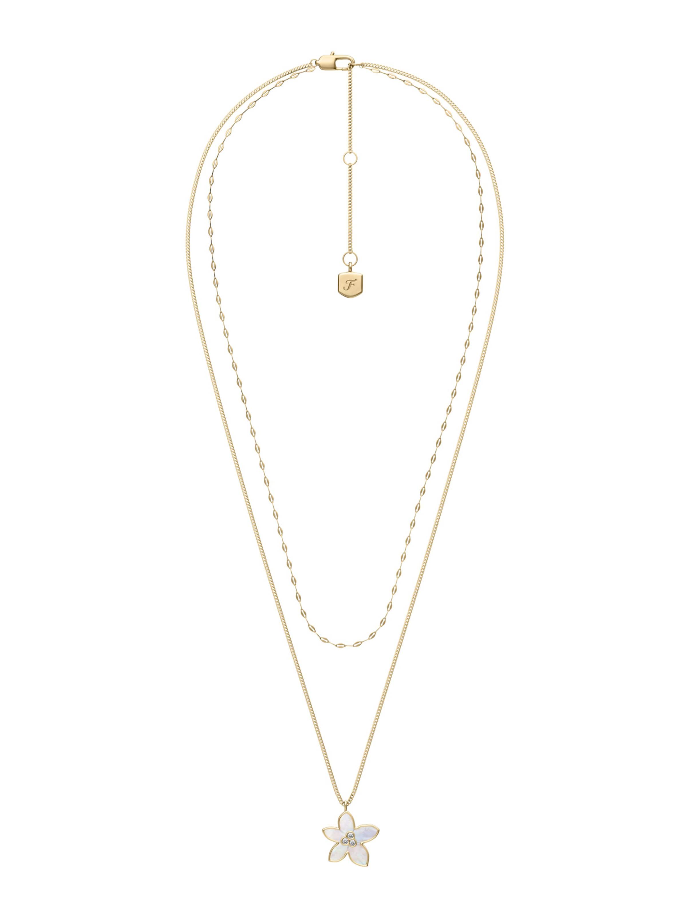 FOSSIL Kette in Gold: Vorderseite