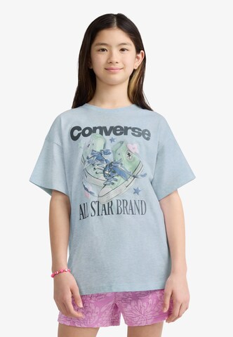 CONVERSE Bluser & t-shirts 'RIBBON CHUCK' i blå: forside