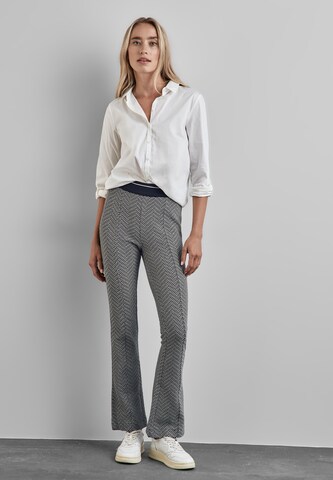 STREET ONE Flared Pants in Blue