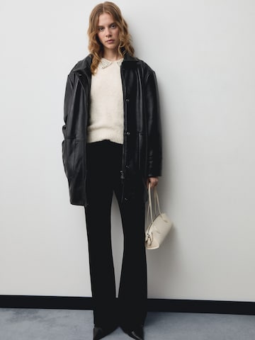 Pull-over 'Camaron' MANGO en beige : devant