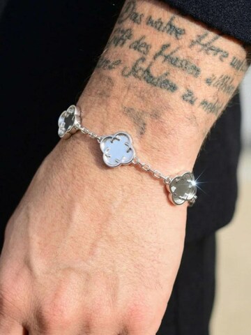 Eternal Bracelet 'Raw Clover' in Silver